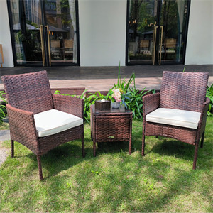 Kaytin 3 Piece Rattan Seating Group with Cushions Kaytin 3 Piece Rattan Seating Group with Cushions
