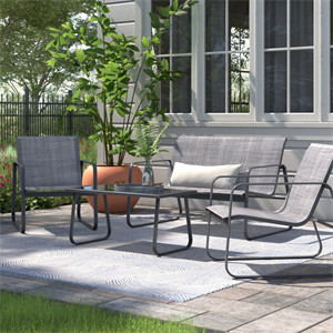 Virginio 4 Piece Complete Patio Set Virginio 4 Piece Complete Patio Set